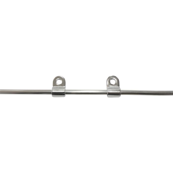 AF300-00 Aeroflow stainless hard line clamps suit 3/16" (4.7MM) 12 pack - SS Racetech Rods & Customs