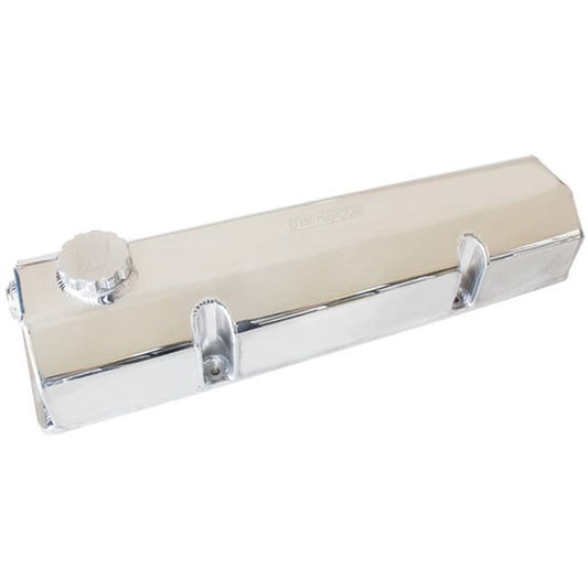 AF77-5000-12 - Aeroflow fabricated valve covers polished fits SB Chev -12 ORB - SS Racetech Rods & Customs