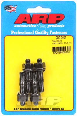 ARP-200-2401 ARP Carburetor Studs, Black Oxide, 5/16-18/24 in. x 1.700 in. Long, Set of 4 - SS Racetech Rods & Customs