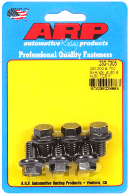 ARP-230-7305 ARP Torque Converter Bolts, 10mm x 1.5 in., Hex, 8740 Chromoly, 700R4, 4L60, 4L60E, 4L80E, Set of 6
