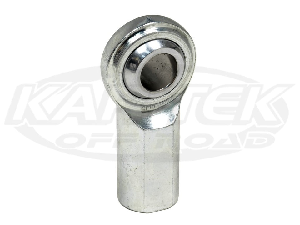 FKBCF8 FK Rod Ends 1/2" Right Hand Thread 1/2" Hole CF8 Economy Female Heim Joints - SS Racetech Rods & Customs