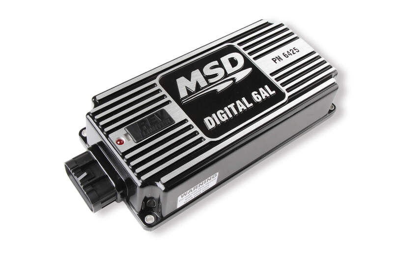MSD-64253 MSD Ignition Box, 6AL, Digital CD, with Rev Limiter, Black, Each