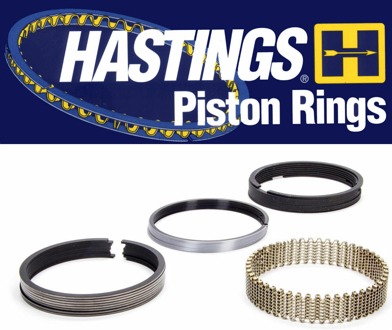 Holden 186 202 3.3 6 cylinder piston rings 3.625 040 thou - SS Racetech Rods & Customs