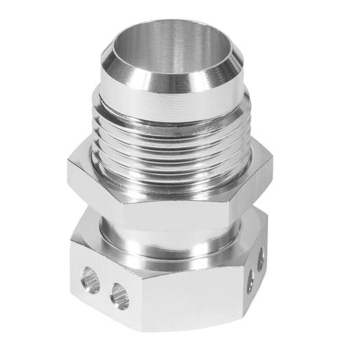 PFE658-10 Proflow Valve Cover Bolt in Breather Adaptor AN10, Silver - SS Racetech Rods & Customs