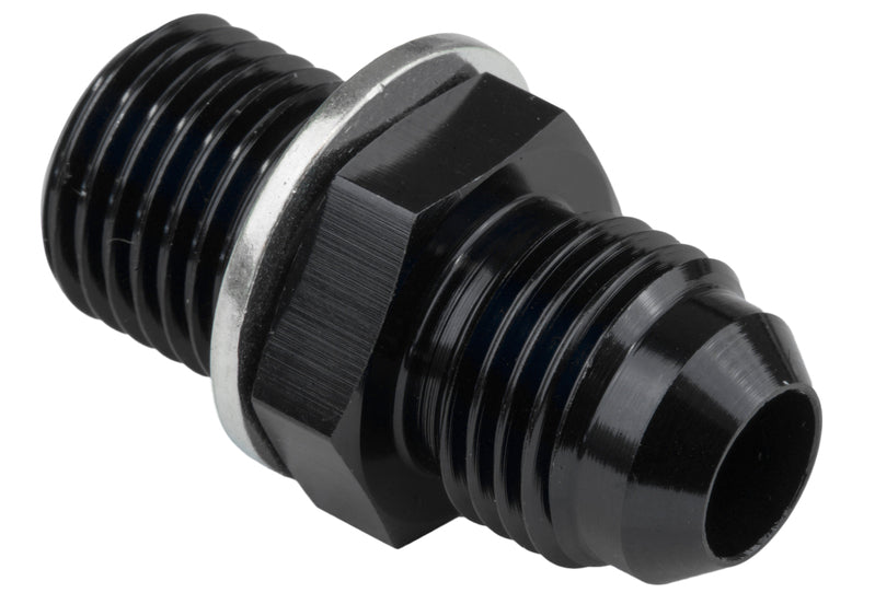 PFE732-08BK Proflow Fitting Adaptor Male 14mm x 1.50mm To Fitting Adaptor Male -08AN, Black - SS Racetech Rods & Customs