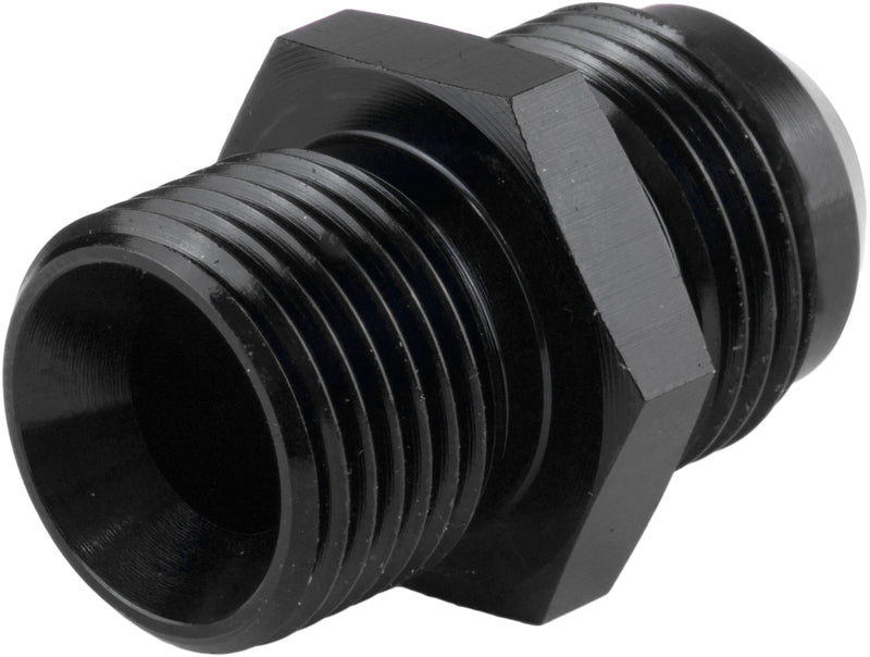 PFE734-08BK Proflow Fitting Adaptor Male 18mm x 1.50mm To Fitting Adaptor Male -08AN, Black - SS Racetech Rods & Customs
