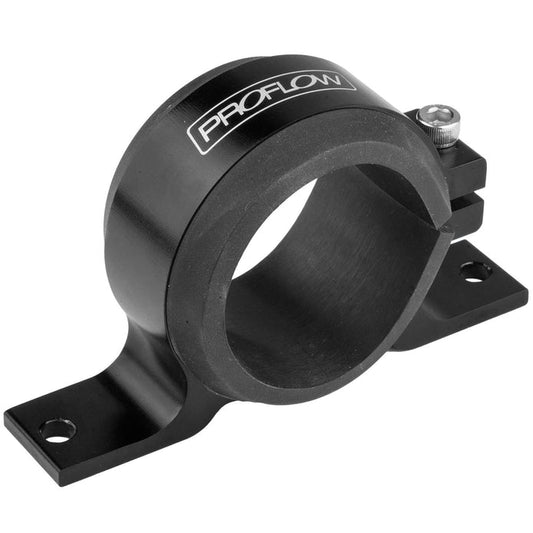 PFEBOSBKBLK Proflow Fuel Pump Single Mount, Bosch 044 Style Bracket, Black - SS Racetech Rods & Customs