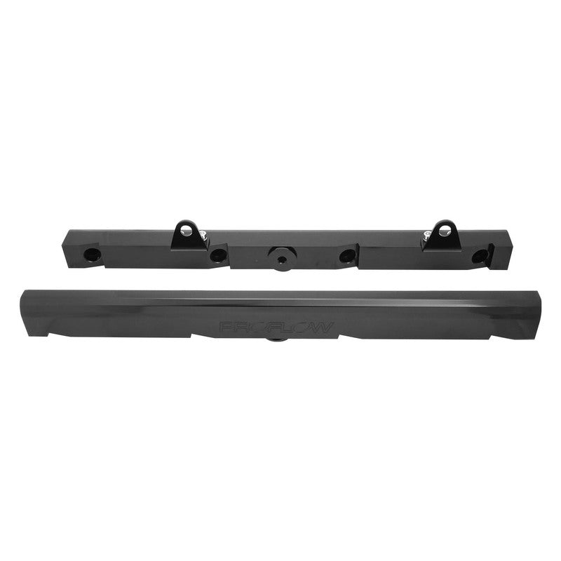 PFEFRKLS1BK Proflow Fuel Rail Kit, For Holden Commodore VT-VZ LS1, -08AN ORB, Billet Aluminium, Black Anodised - SS Racetech Rods & Customs