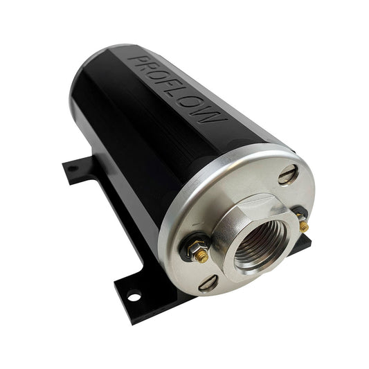 PFEFS11001 Proflow P1200 EFI Fuel Pump, Billet Aluminium In-Line, 600LPH, 1200HP, -12AN Ports, E85 Compatible, External, Each - SS Racetech Rods & Customs
