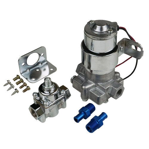 PFEFS12802-1 Proflow Fuel Pump, Electric, Rotor, Vane, Blue 110GPH, Cast Aluminium, 3/8 in. NPT, 14 PSI, Universal, Kit - SS Racetech Rods & Customs