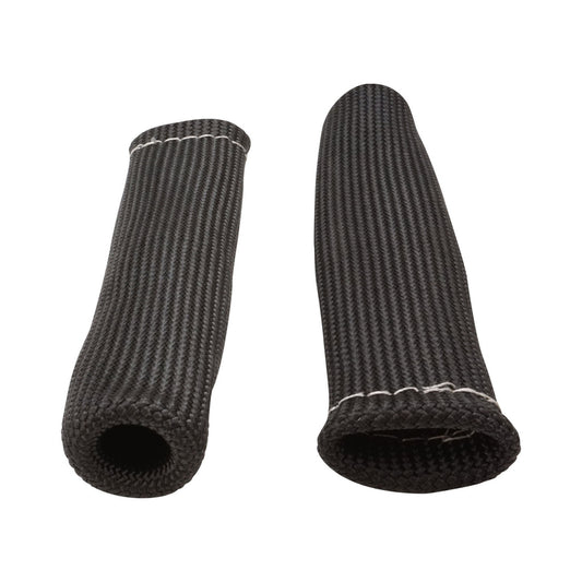 PFEHS-630106 Proflow Spark Plug Boot Heat Shields, 650 Degrees Celsius, Black, 1 in. i.d., 6 in Length, Set of 8 - SS Racetech Rods & Customs