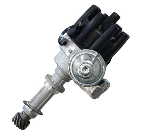 PFEID110E Proflow Distributor, HEI Street Series, Vacuum Advance, Bosch Style Black Cap, For Holden Commodore 253 308 V8 - SS Racetech Rods & Customs