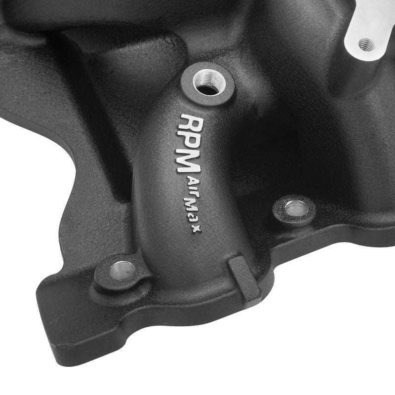 PFEM7564-BK Proflow Intake Manifold, AirMax, SB Ford 302, 351 Cleveland, Dual Plane, Aluminium, Square Bore, Black