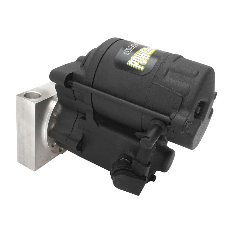 PFEPM308HD Proflow Starter Motor PowerTorque Mini, For Holden Commodore/Torana V8 253/308, 2kW, Black Wrinkle - SS Racetech Rods & Customs