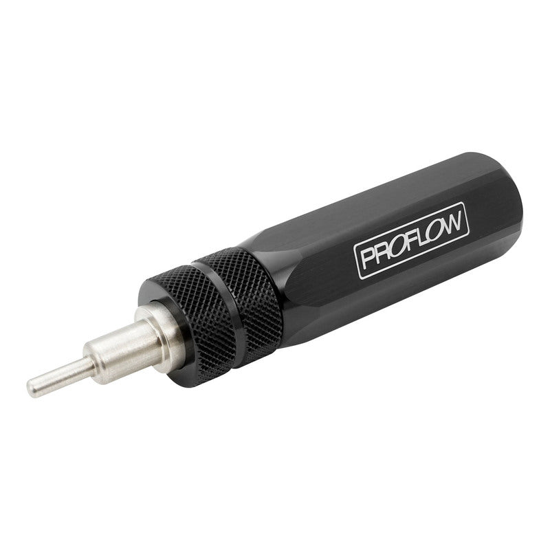 PFETEFTL Proflow Braided Hose Assembly Tool, For 200 Series PTFE Hose, AN3 To AN8, Billet Aluminium - SS Racetech Rods & Customs