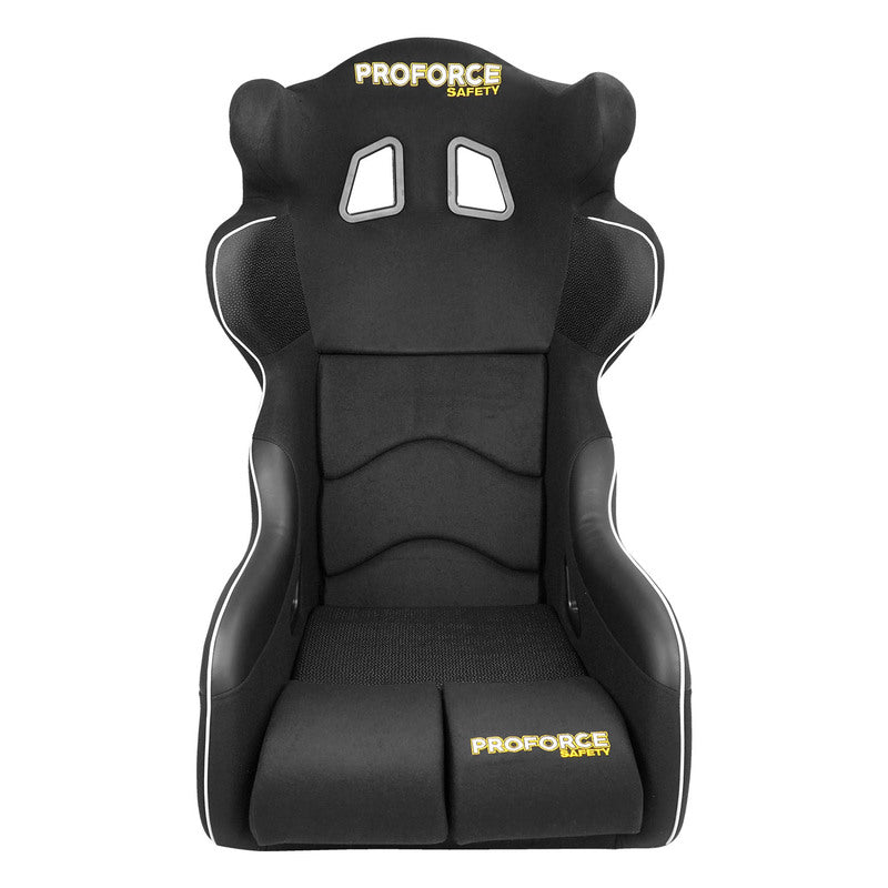 PFS-RTS900 Proforce Racing Seat, FIA, Highback Bucket Competition, Glass Fiber Reinforce Plastic Lightweight, Black Velour, Each
