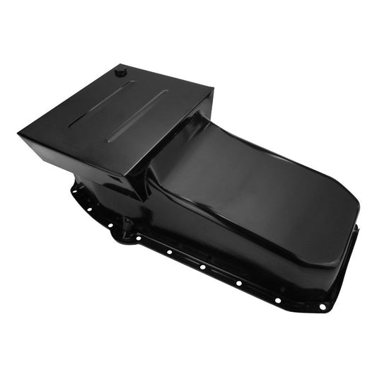 RTS-2201 RTS Oil Pan, SB Chev, 427 Stroker, Steel, Black, Windage Tray, Crank Scraper, Suit HQ-WB Holden, Each - SS Racetech Rods & Customs