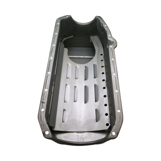 RTS-2201 RTS Oil Pan, SB Chev, 427 Stroker, Steel, Black, Windage Tray, Crank Scraper, Suit HQ-WB Holden, Each - SS Racetech Rods & Customs