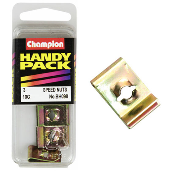 SPEED NUTS 10g - 3 PACK BHO98 - SS Racetech Rods & Customs