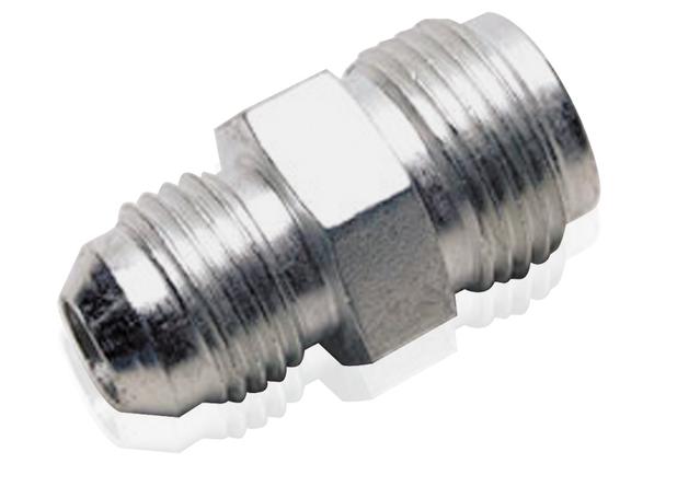 AF355-06SS - Aeroflow power steering fitting 11/16" -18 - SS Racetech Rods & Customs