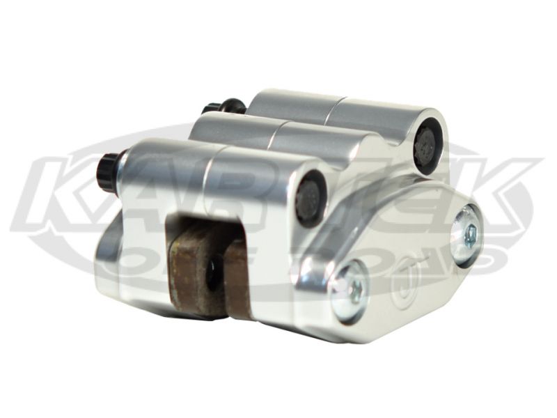 JAM-JCAL-200 Jamar Performance Driver Or Passenger Billet Aluminum 2 Piston Mini Disc Brake Caliper With Pads - SS Racetech Rods & Customs