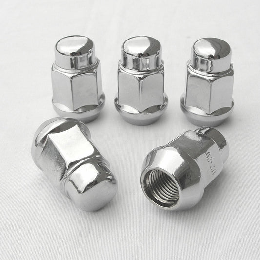 WHEEL NUTS ACORN SET OF 20 CHROME 7/16 INCH X 20 - SS Racetech Rods & Customs