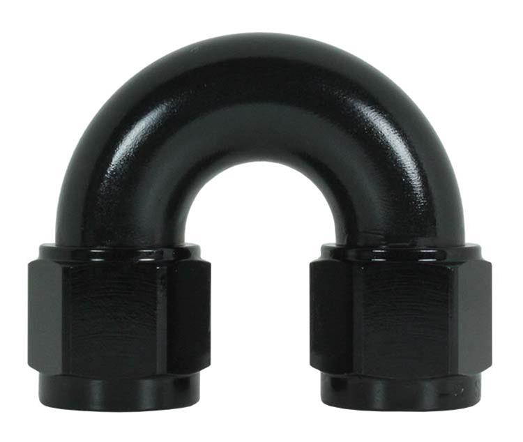 136-08-BLK -8 female union 180 degree - SS Racetech Rods & Customs