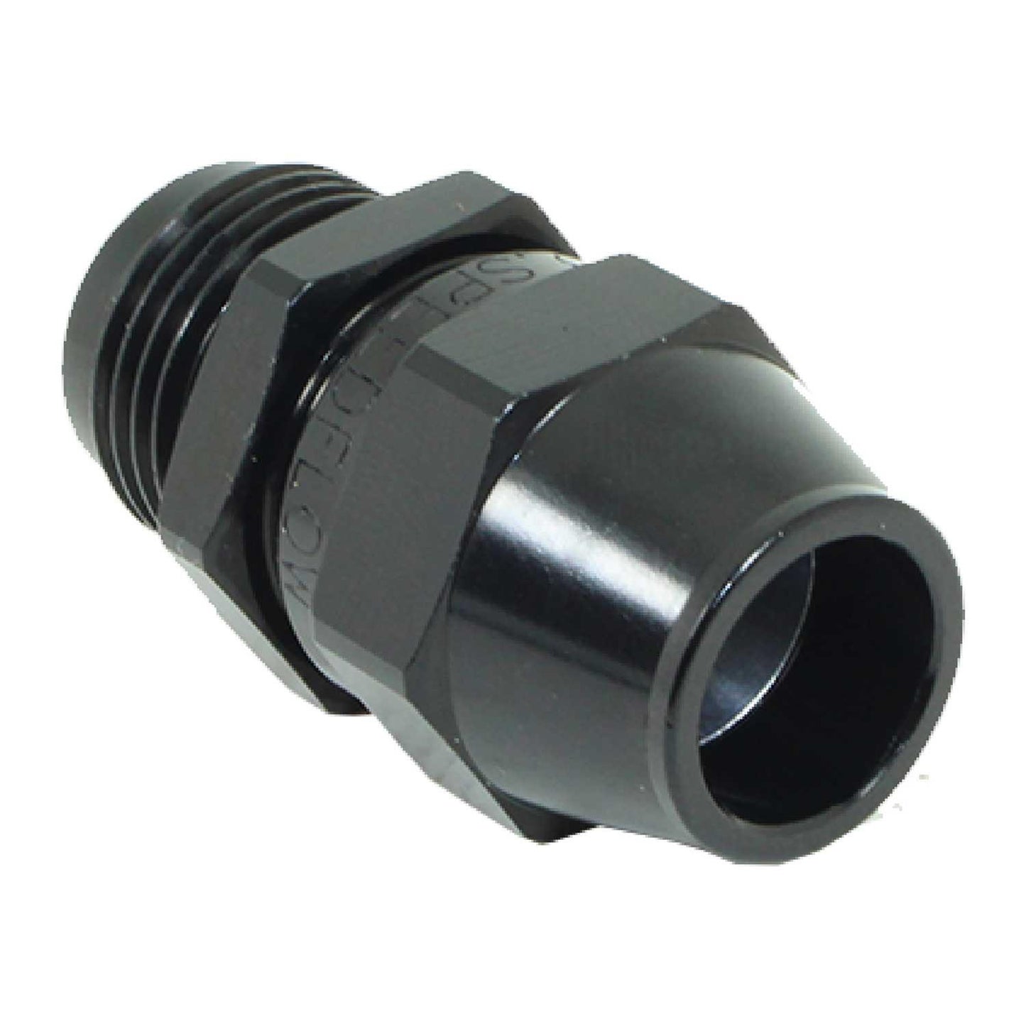 618-04-04-BLK -4 male to 1/4" tube adapter