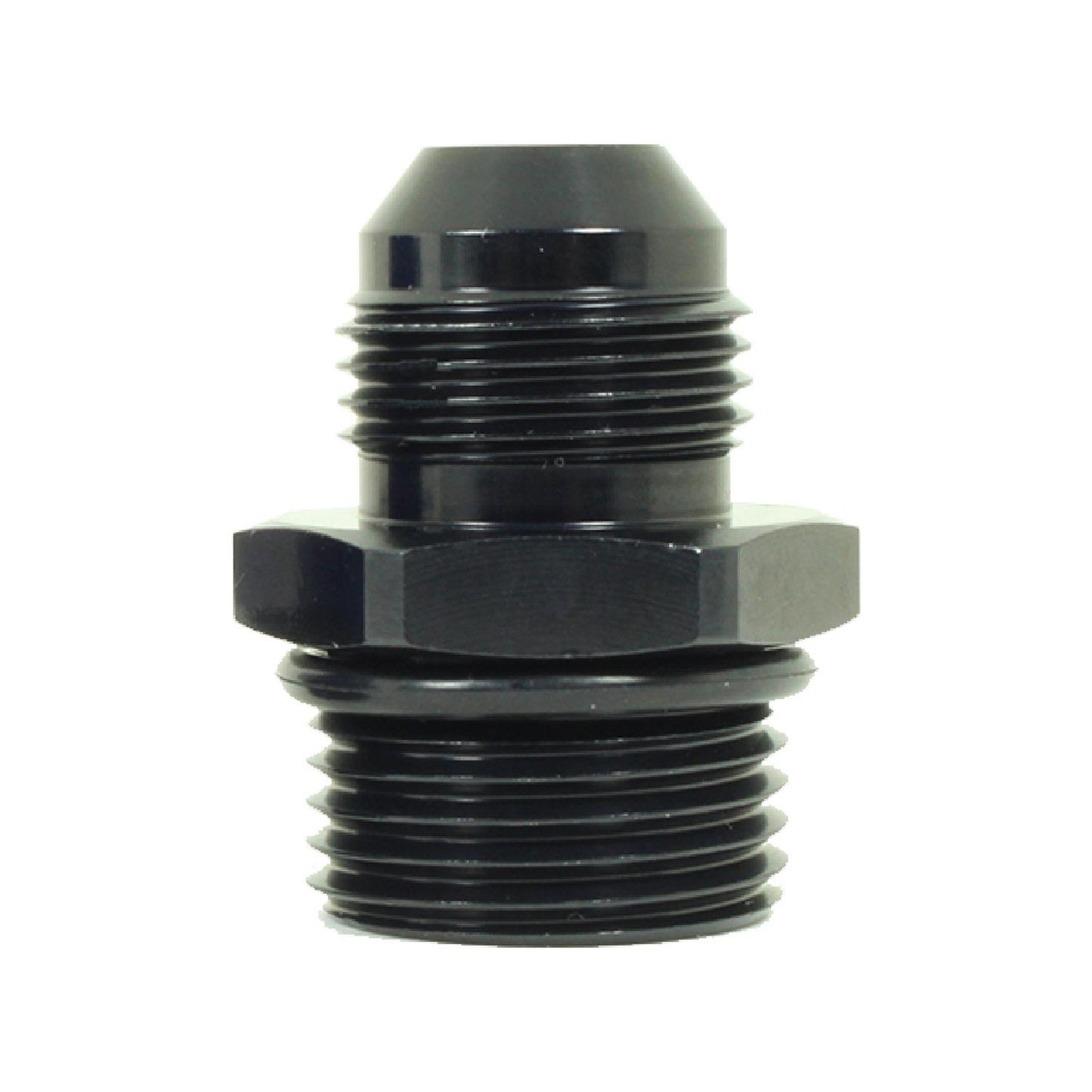 920-12-16-BLK -12 male to -16 o-ring port - SS Racetech Rods & Customs
