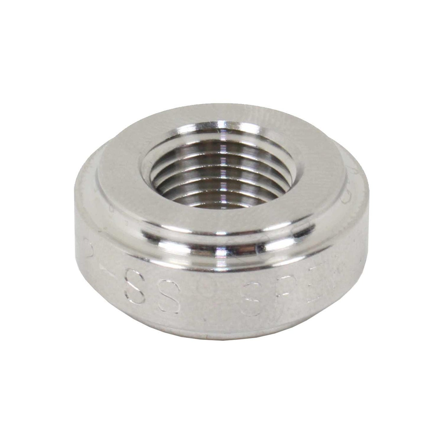 997-02-SS 1/8 NPT female weld bung - SS Racetech Rods & Customs