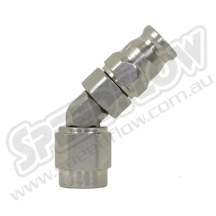 200 Series Steel 45 Degree Hose Ends - SS Racetech Rods & Customs