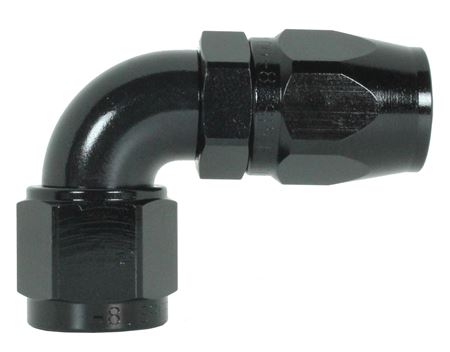 103-06-BLK -6 90 degree hose end black
