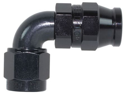 203-08-BLK -8 90 degree hose end - alloy