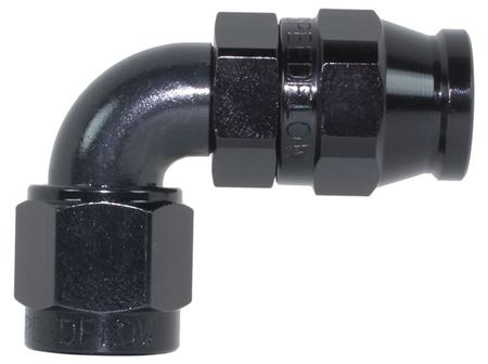 203-10-BLK -10 90 degree hose end - alloy