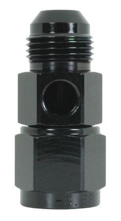 140-06-BLK -6 female to male 1/8" NPT port - SS Racetech Rods & Customs