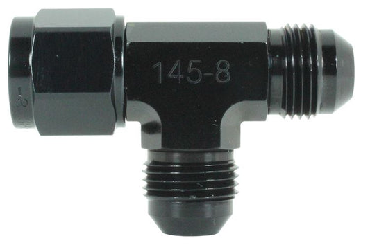 145-06-BLK -6 tee swivel on run