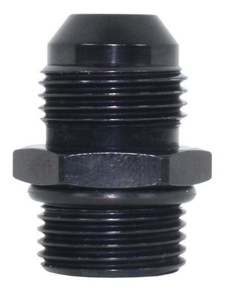 920-04-BLK -4 male to -4 o-ring port - SS Racetech Rods & Customs