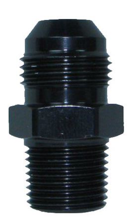 816-10-06-BLK -10 flare to 3/8" NPT adapter by SS Racetech Rods & Customs