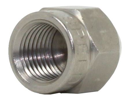 390-04 -4 female tube nut - SS Racetech Rods & Customs