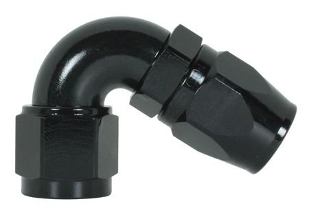 104 - 16 - BLK - 16 120 Degree hose end - Race Ready Gear