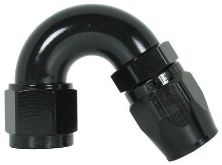 105 - 06 - BLK - 6 150 degree hose endSS Racetech Rods & CustomsSPEEDFLOW FITTINGS