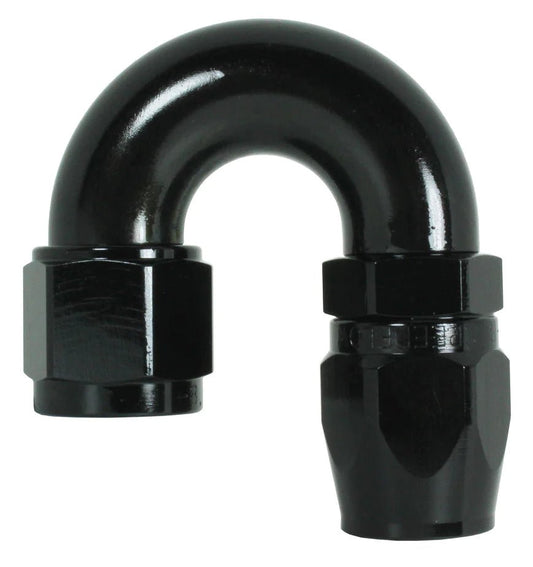106 - 12 - BLK - 12 180 Degree hose endSS Racetech Rods & CustomsSPEEDFLOW FITTINGS