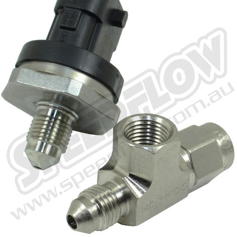 140-03-M10-S | -3 AN Female to M10x1.0 Male Port Adapter