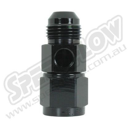 140-08-BLK -8 female to male 1/8" NPT port - SS Racetech Rods & Customs