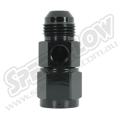 140-08-BLK -8 female to male 1/8" NPT port - SS Racetech Rods & Customs