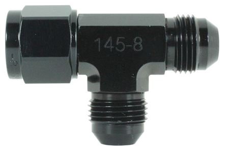 145 - 03 - BLK - 3 Tee swivel on runSS Racetech Rods & CustomsSPEEDFLOW FITTINGS