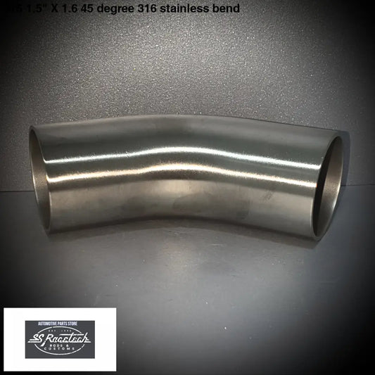 316 1.5’’ X 1.6 45 degree 316 stainless bend STAINLESS & ALUMINIUM BENDS & TUBE