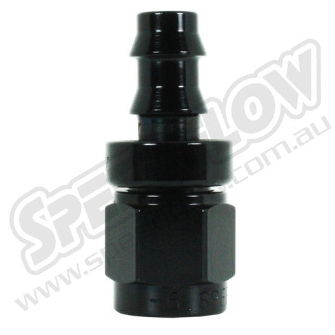 401-12-BLK -12 Straight hose end