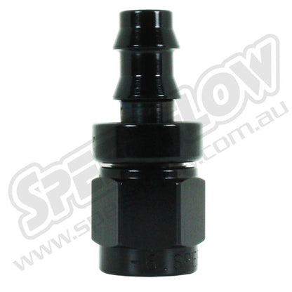 401-12-BLK -12 Straight hose end