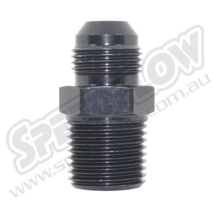 816-16-12-BLK -16 flare to 3/4 NPT adapter - SS Racetech Rods & Customs